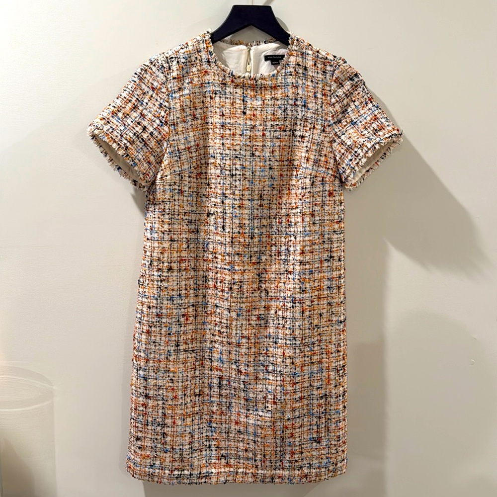 NWT Ann Taylor Tweed Dress. Size 4